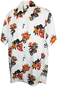 Brando White Hawaiian Shirt