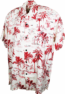 Palma Red Hawaiian Shirt