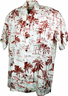 Palma Tan Hawaiian Shirt