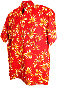 Janiro Red Hawaiian Shirt