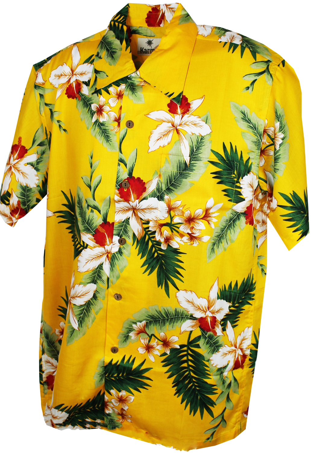Hawaiian Shirt - Cayo Yellow