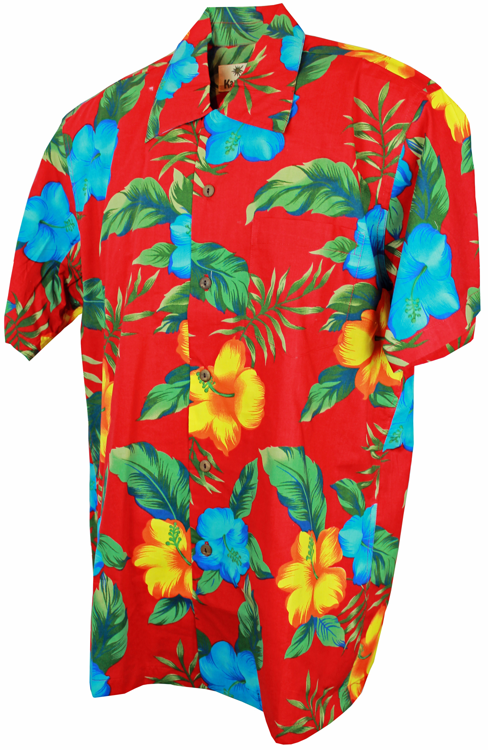 Hawaiian Shirt - Soho Cotton Red
